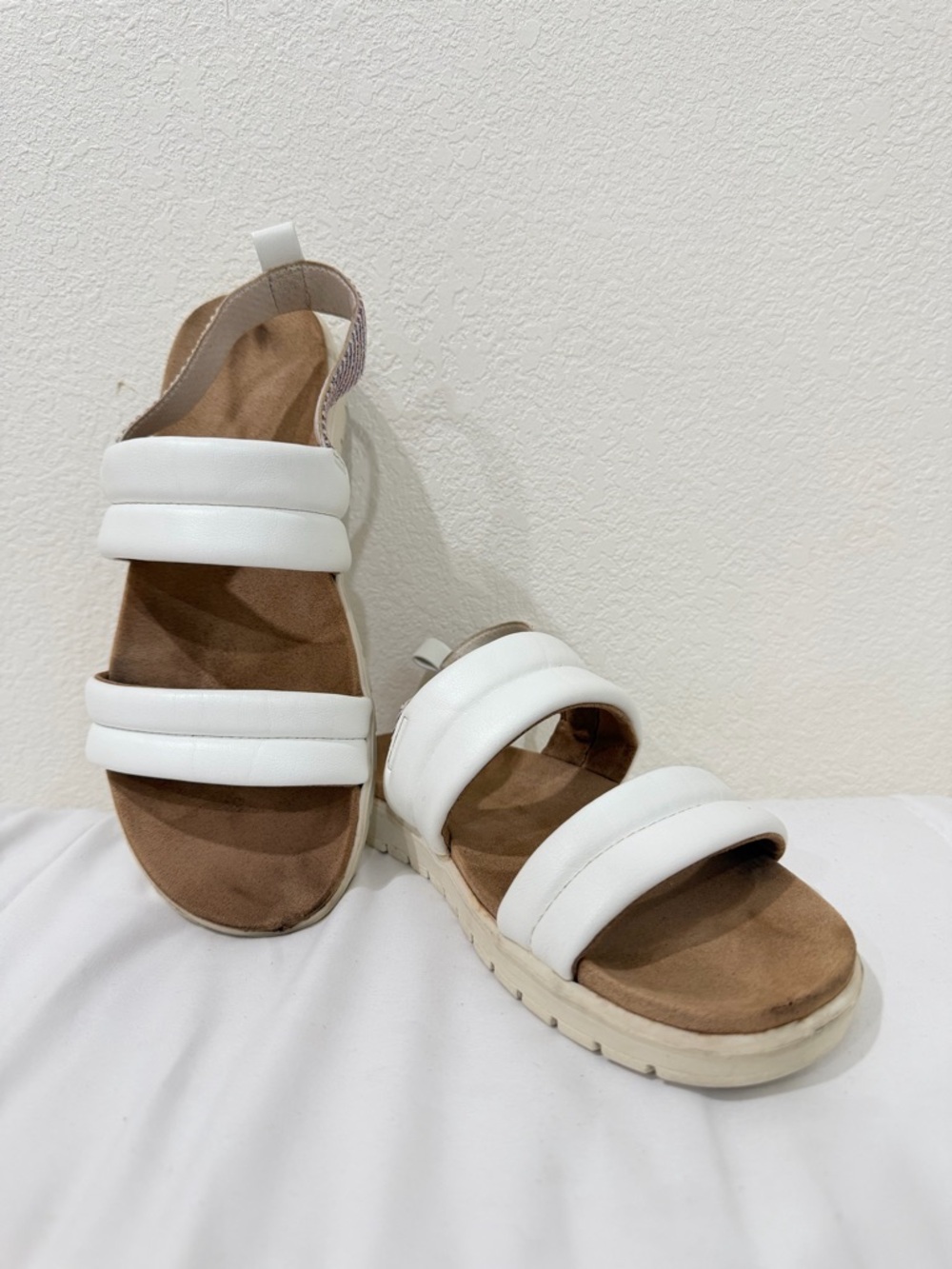 Cat & Jack White Triple-Strap Kids Sandals